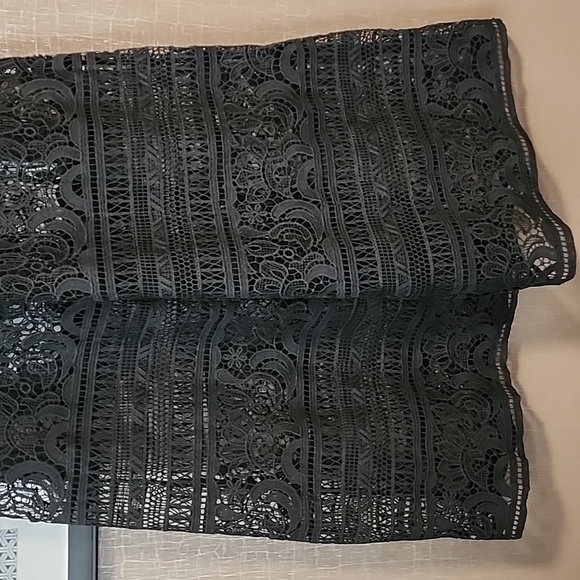 Maeve Wide-Leg Sheer Lace Trousers - Picture 6 of 15